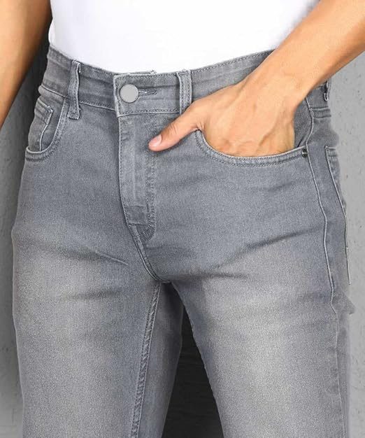 Billford Men Jeans | Stylish Slim Fit Grey Denim for Modern Men | Tear Resistant & Shrink Proof - Image 6