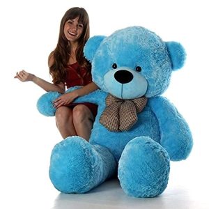 3 feet Teddy Bear Blue Colour Soft Toy for Girls 3 feet Teddy Bear Blue Colour Soft Toy for Girls